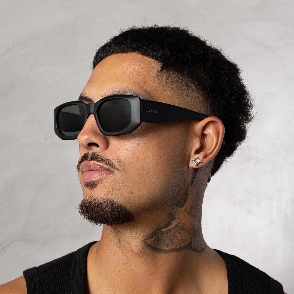 Carve Mayhem Matt Black Frame With Green Lens