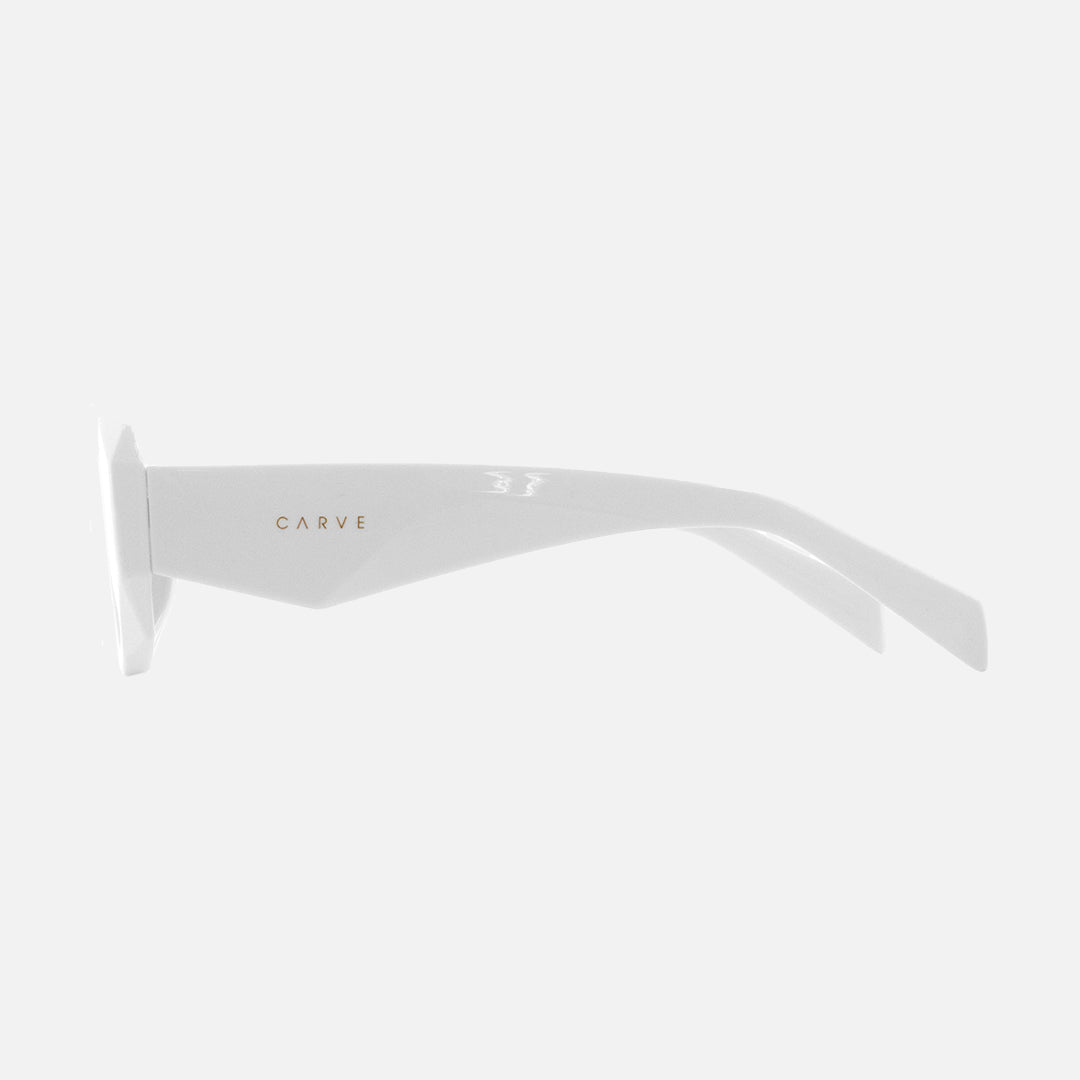 Carve Milan Gloss White Dark Grey Lens