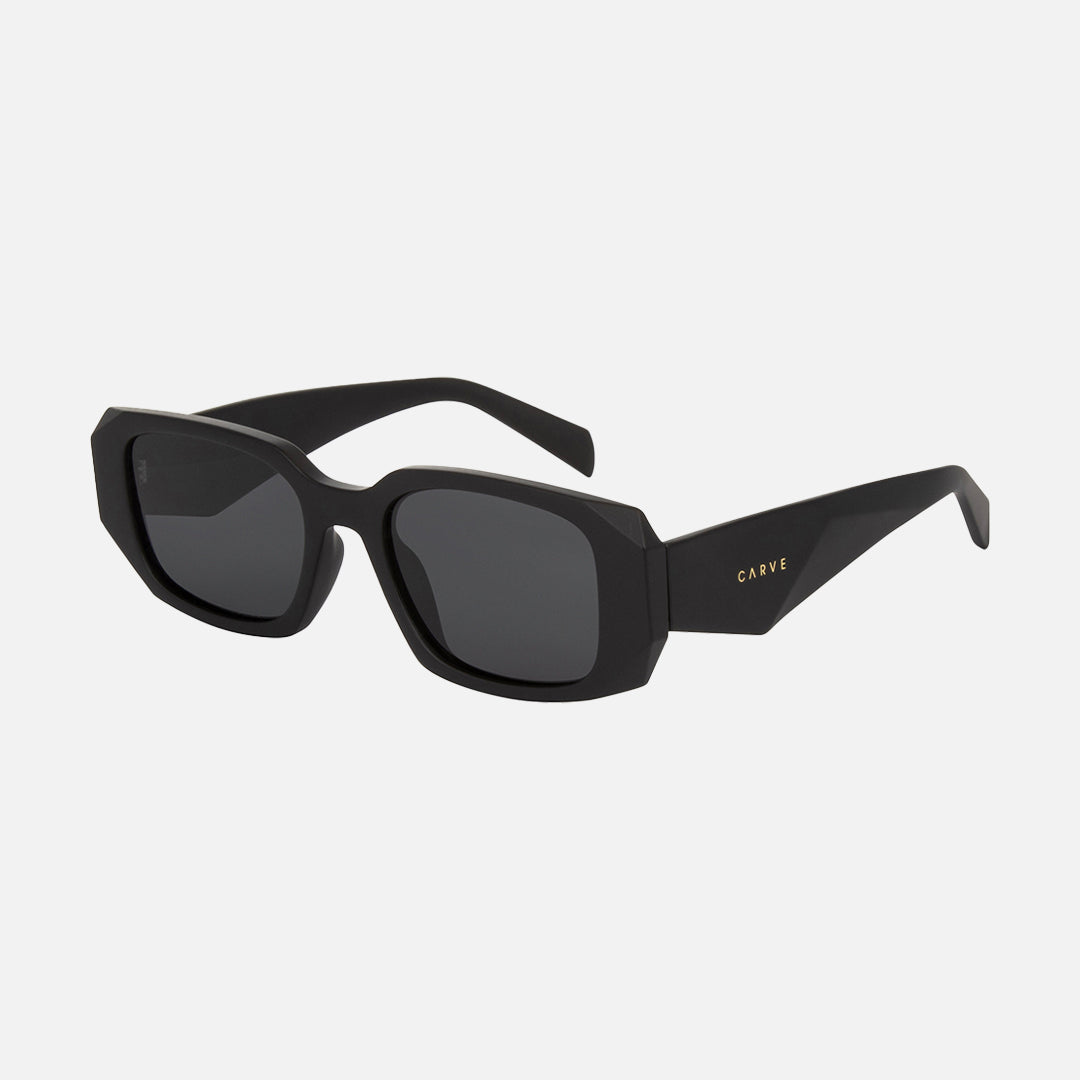 Carve Milan Matte Black Grey Polarised Lens