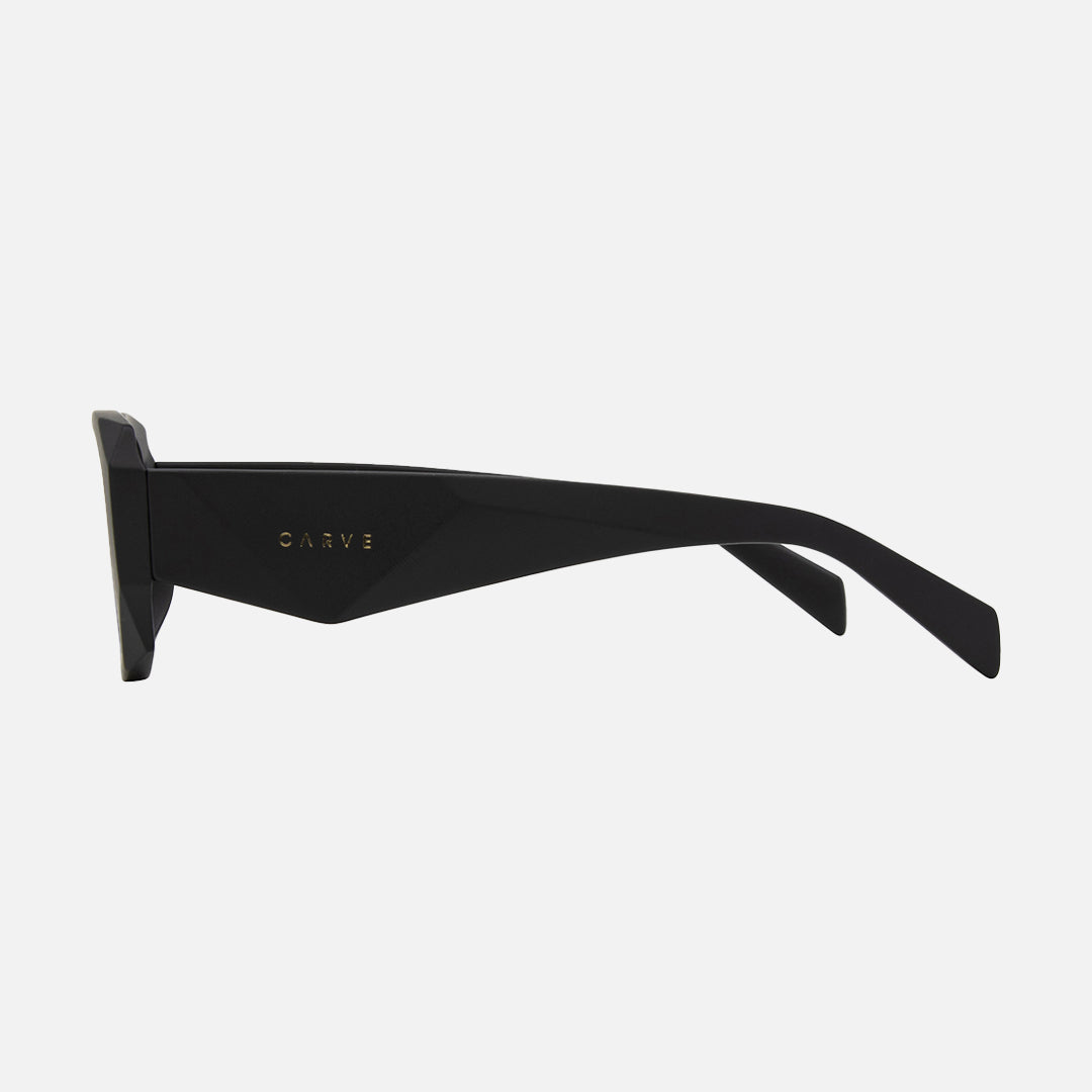 Carve Milan Matte Black Grey Polarised Lens