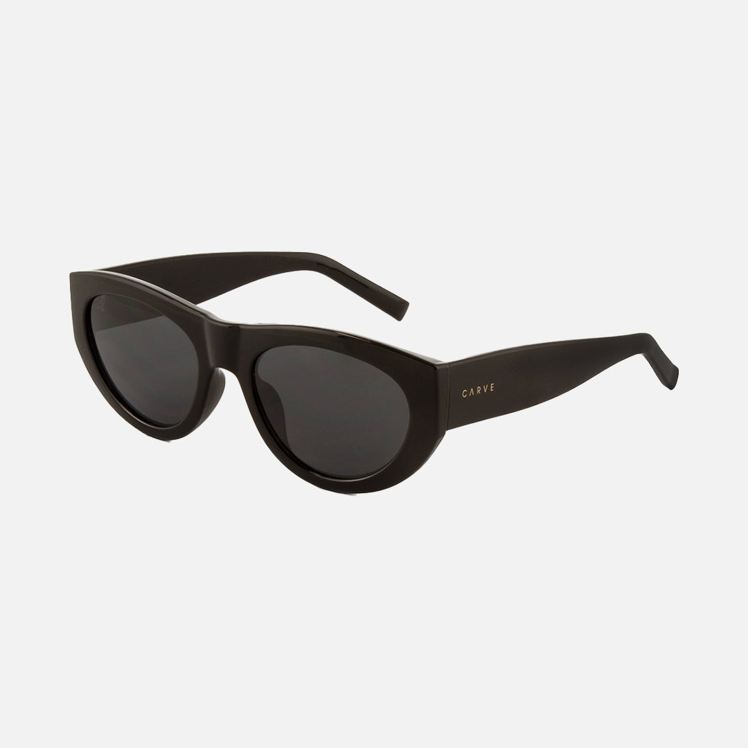 Carve Montana Gloss Black Dk Grey Polarized Lens