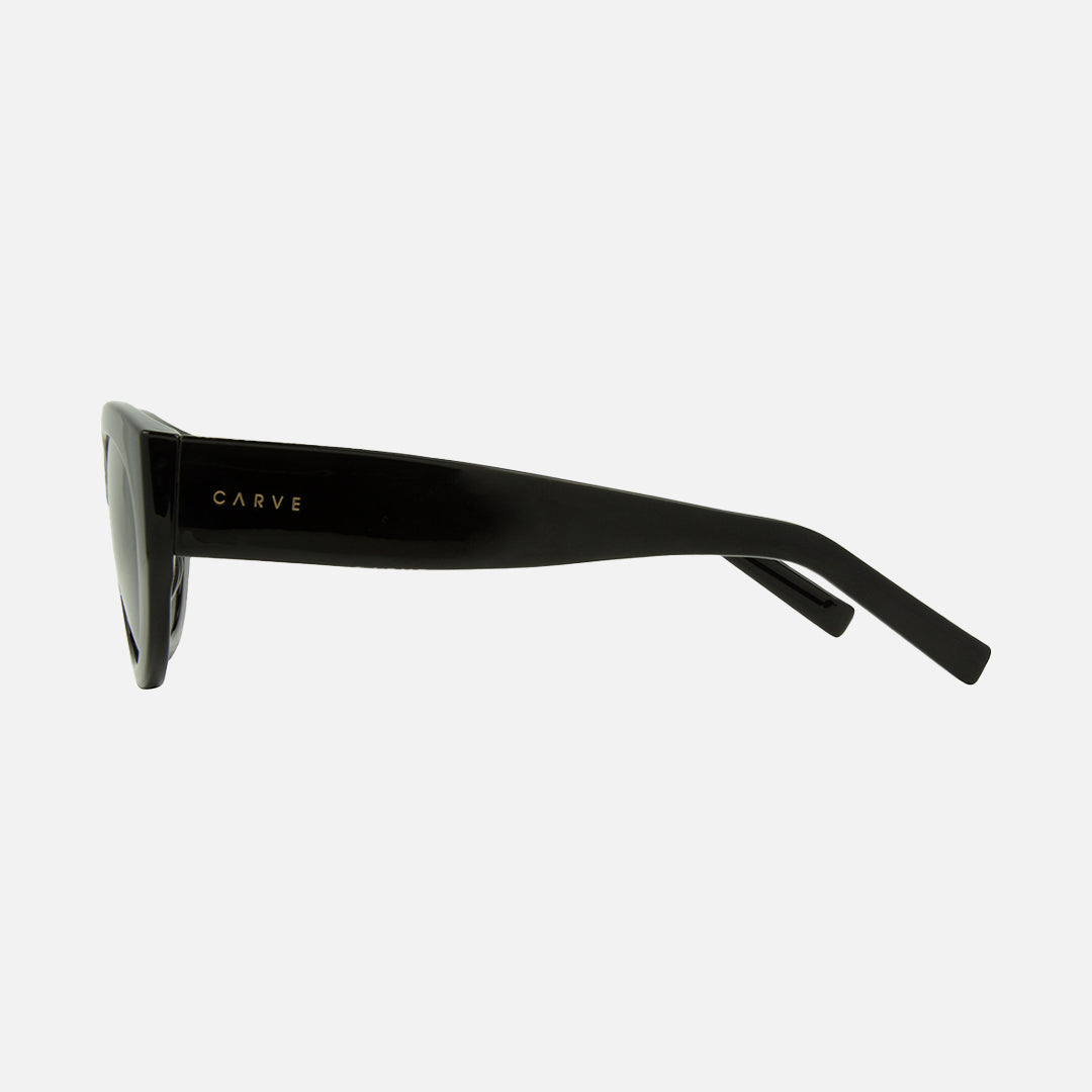 Carve Montana Gloss Black Dk Grey Polarized Lens