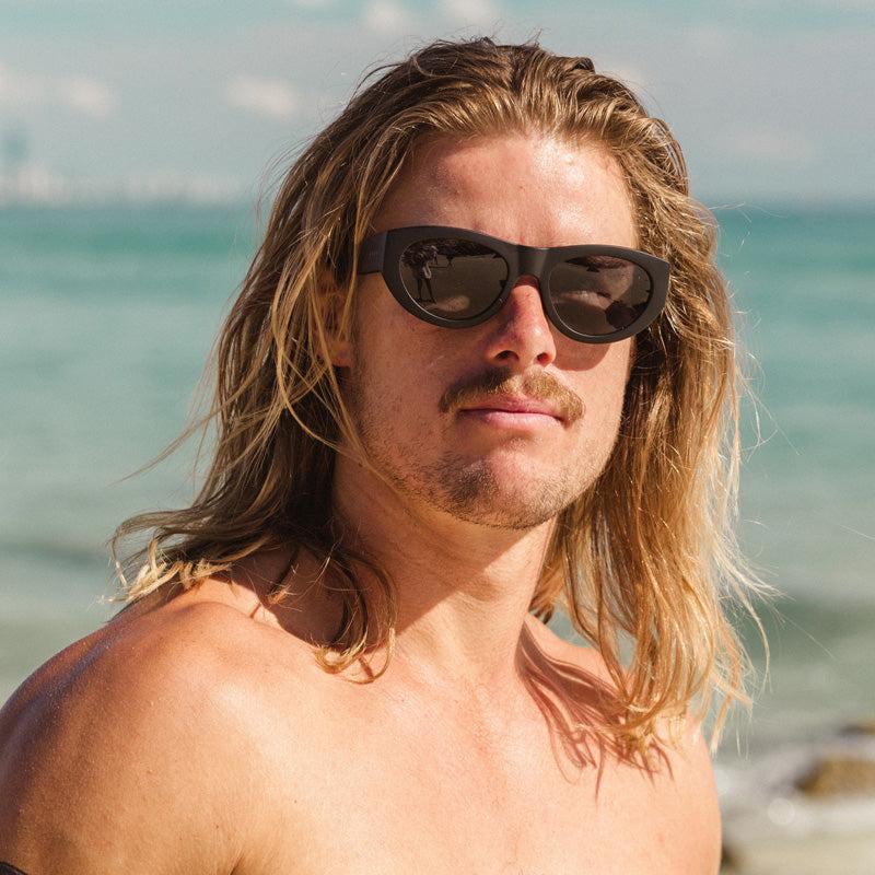 Carve Montana Matt Black Grey Polarized Lens