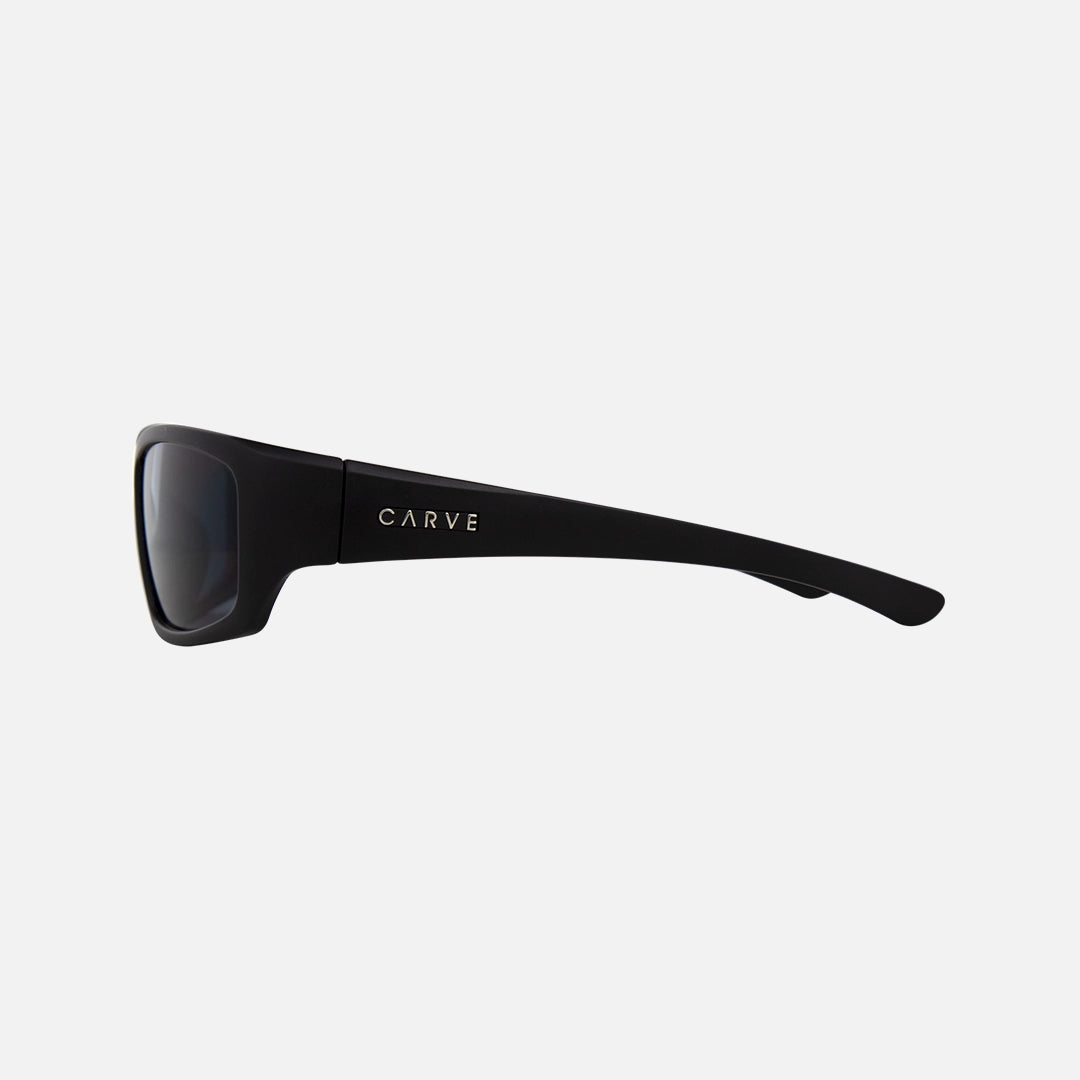 Carve Moray Jr Matt Black Frame Grey Lens