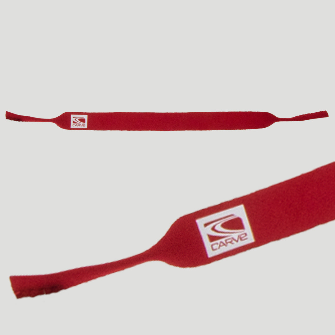 carve Neoprene Flat Strap Red