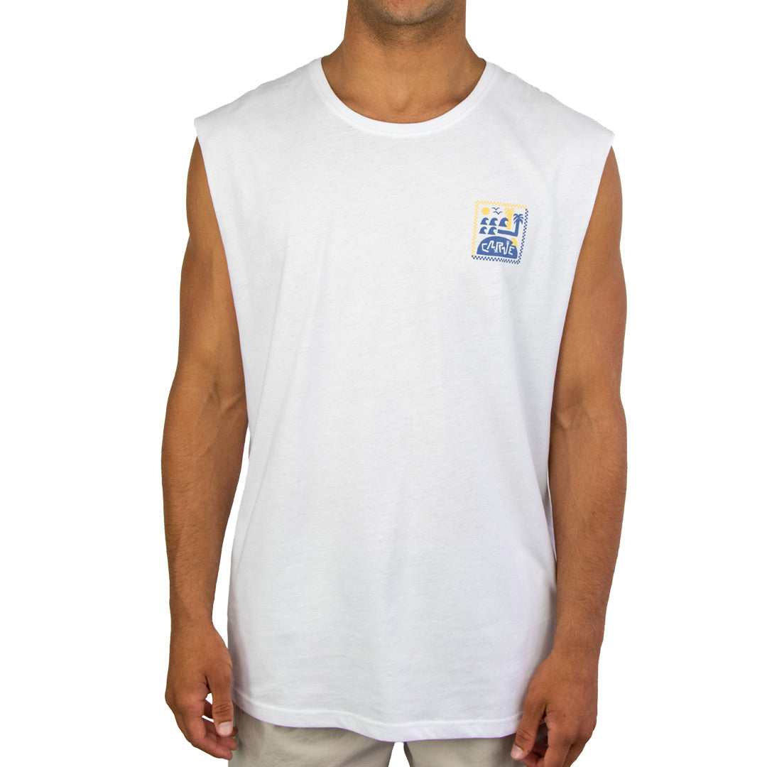 carve Palm Island Boys Muscle Top