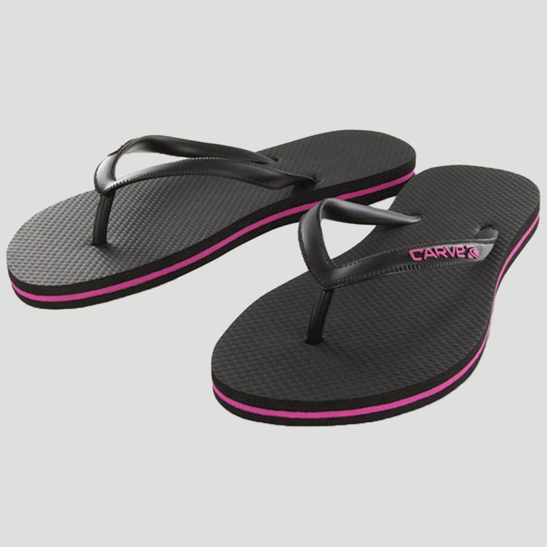 carve Slimpins Thongs Black / Pink