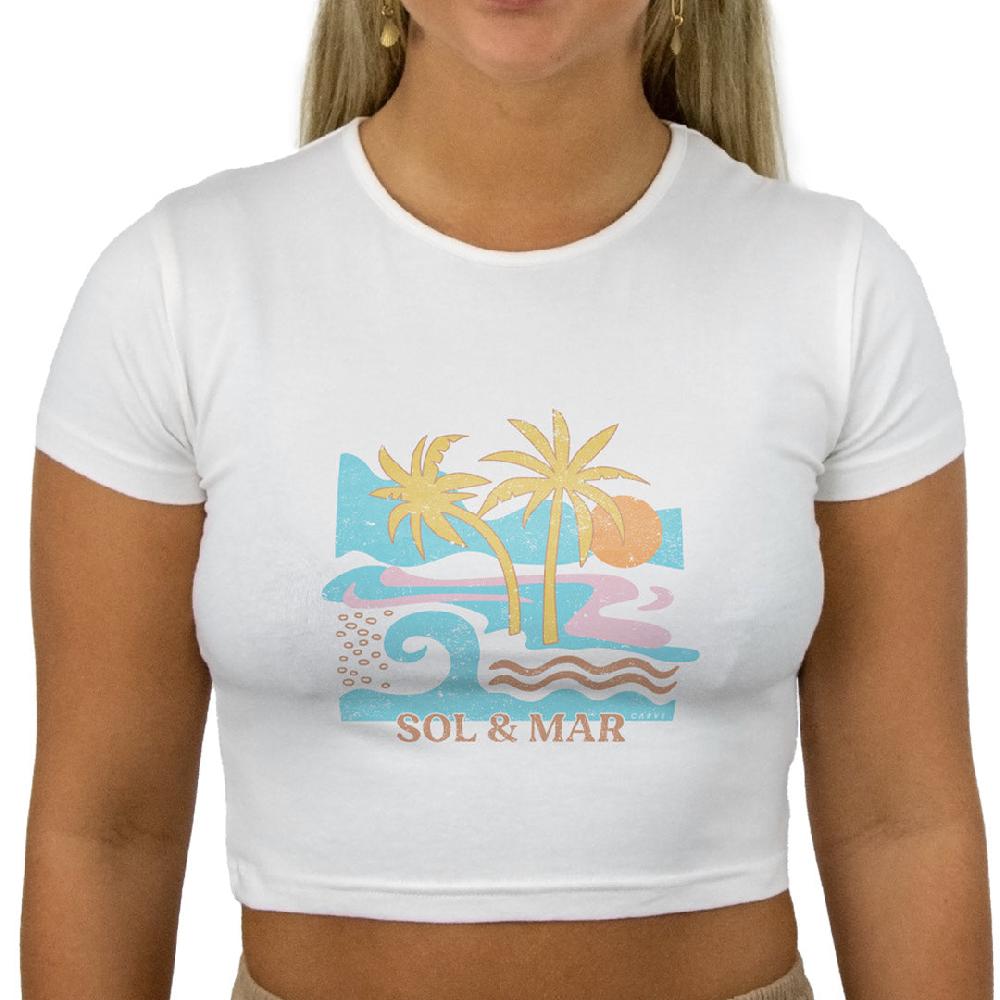 carve Sol & Mar Girls Short Sleeve Baby Tee