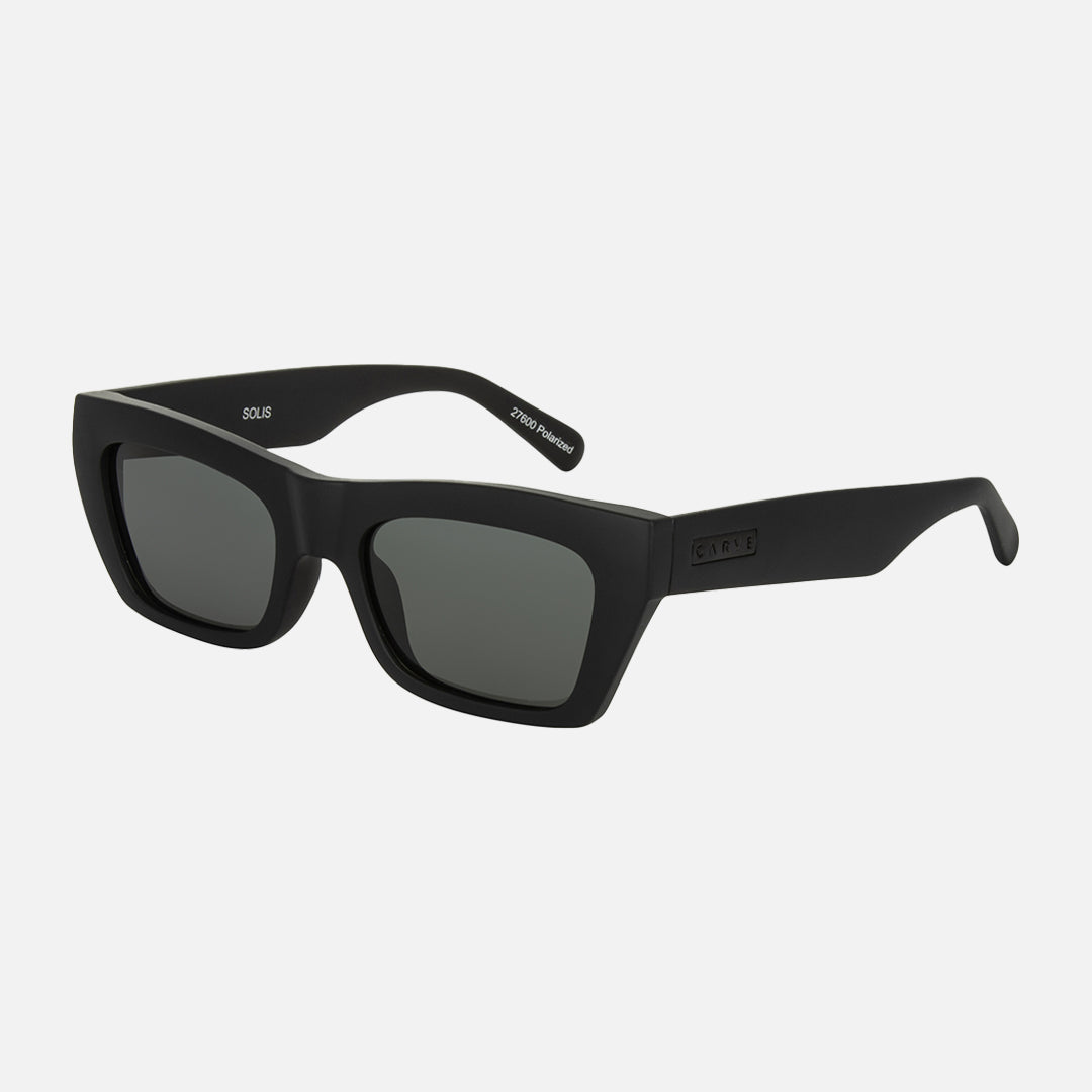 Carve Solis Matt Black Frame With Grey Polarized