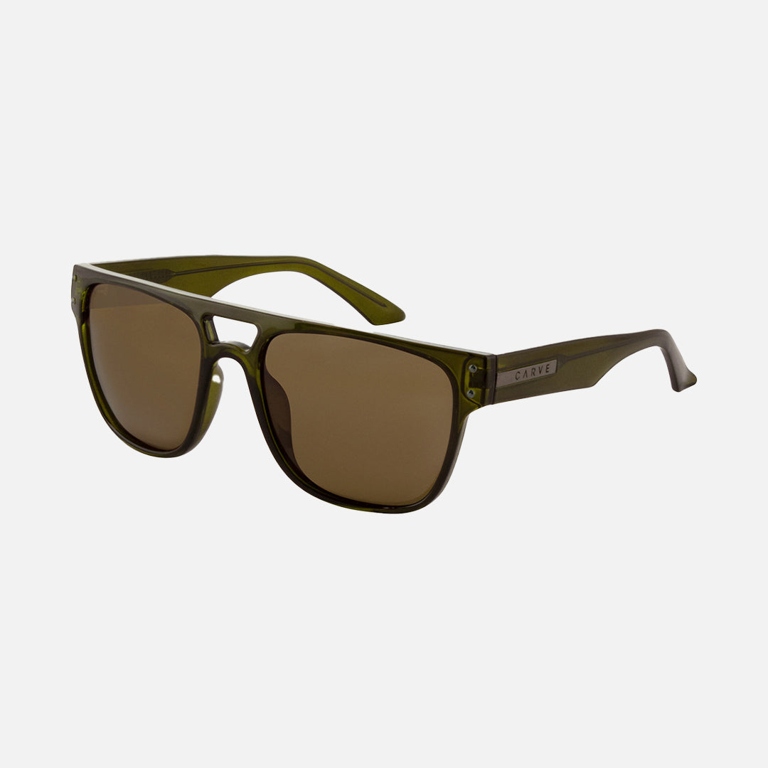 Carve The Hub Crystal Forest Brown Polarized Lens