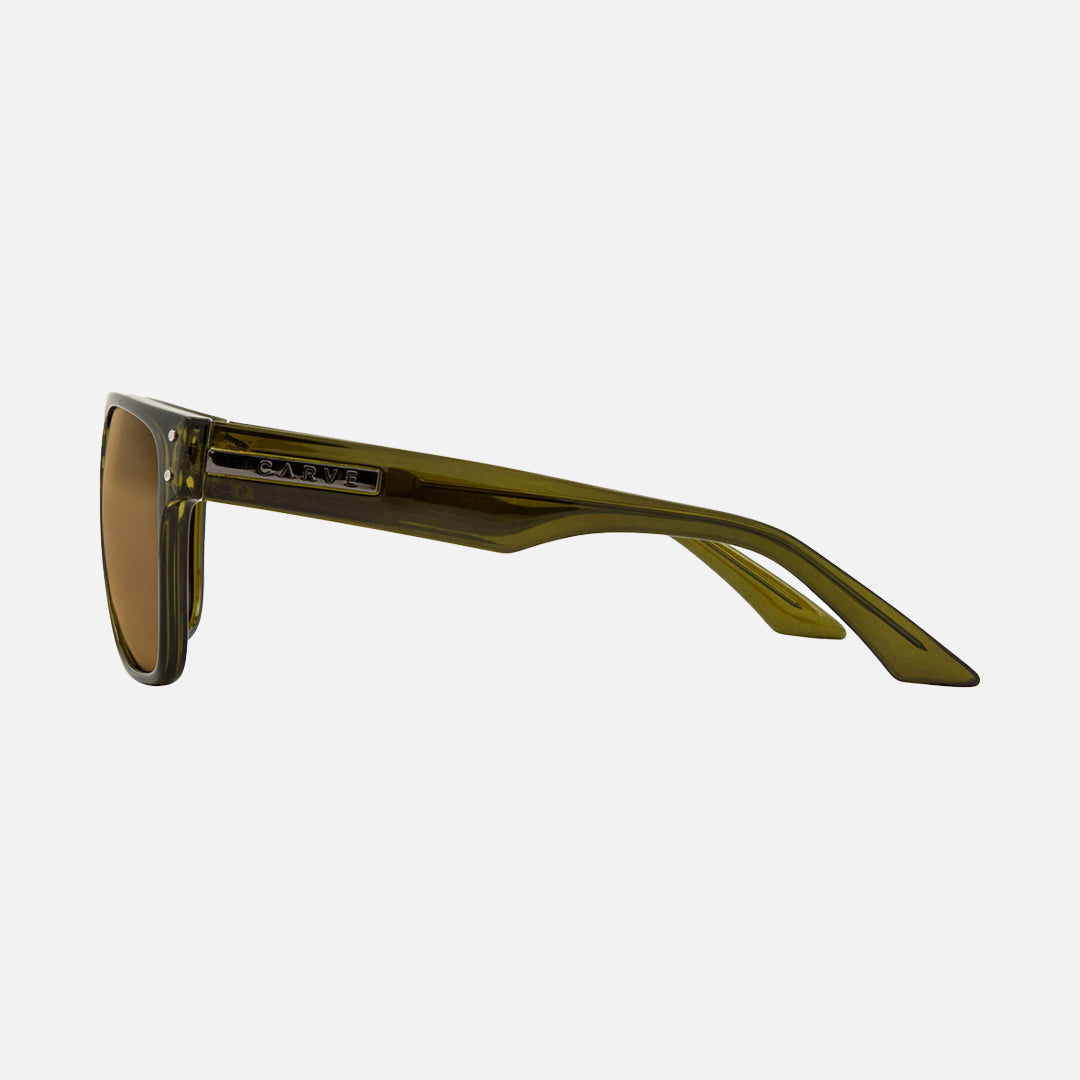 Carve The Hub Crystal Forest Brown Polarized Lens
