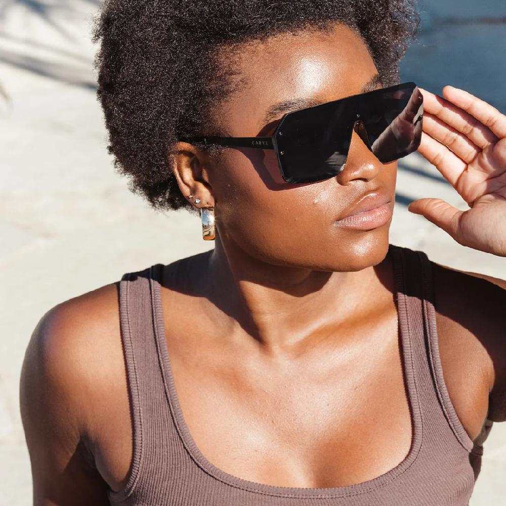 Carve Tulum Gloss Black Frame With Grey Lens