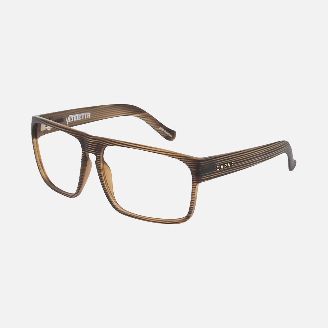Carve Vendetta RX - Matte Brown Streak Frame