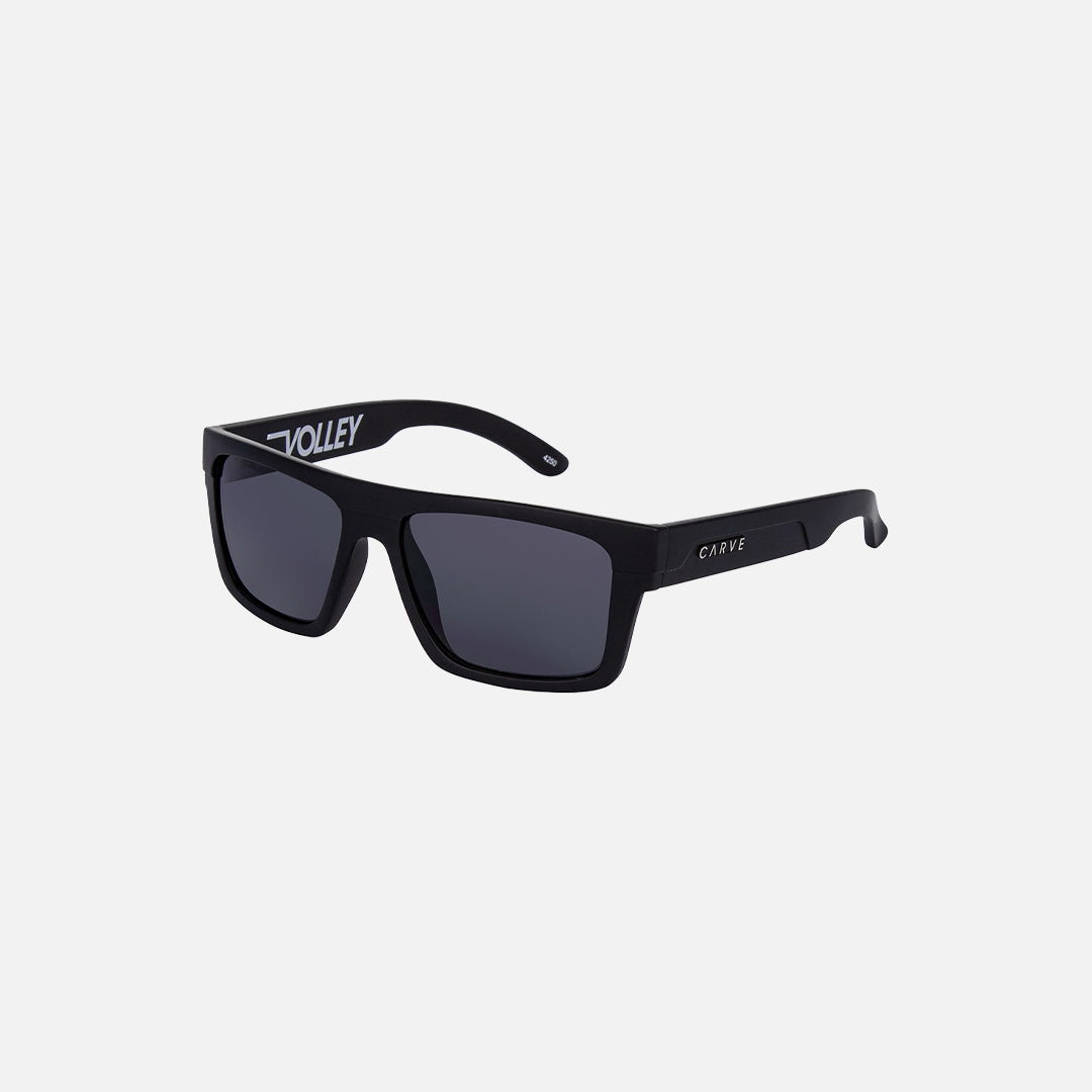 Carve Volley Jr Matt Black Frame Sunglasses