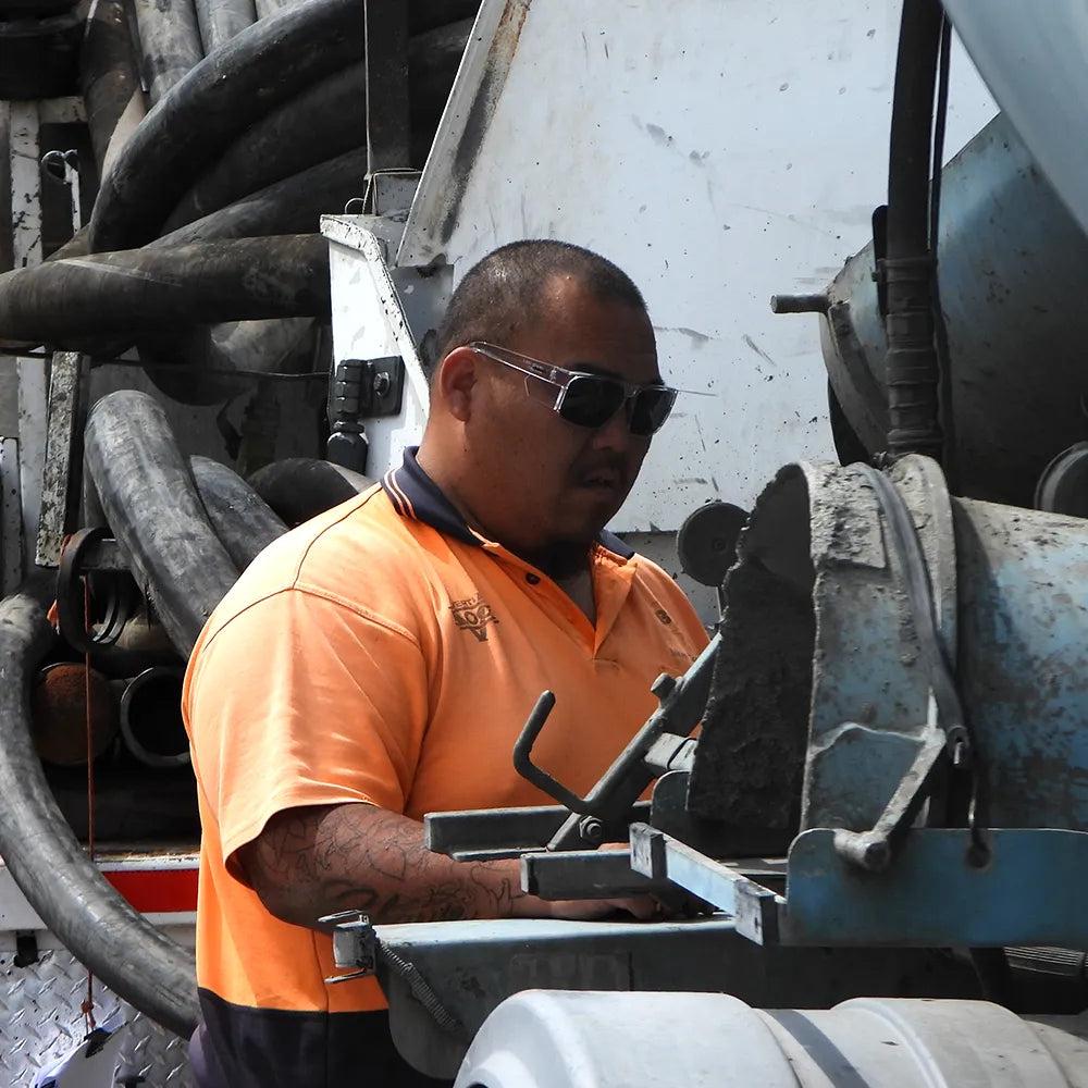 Carve Volley Safety Gloss Clear Frame Grey Lens