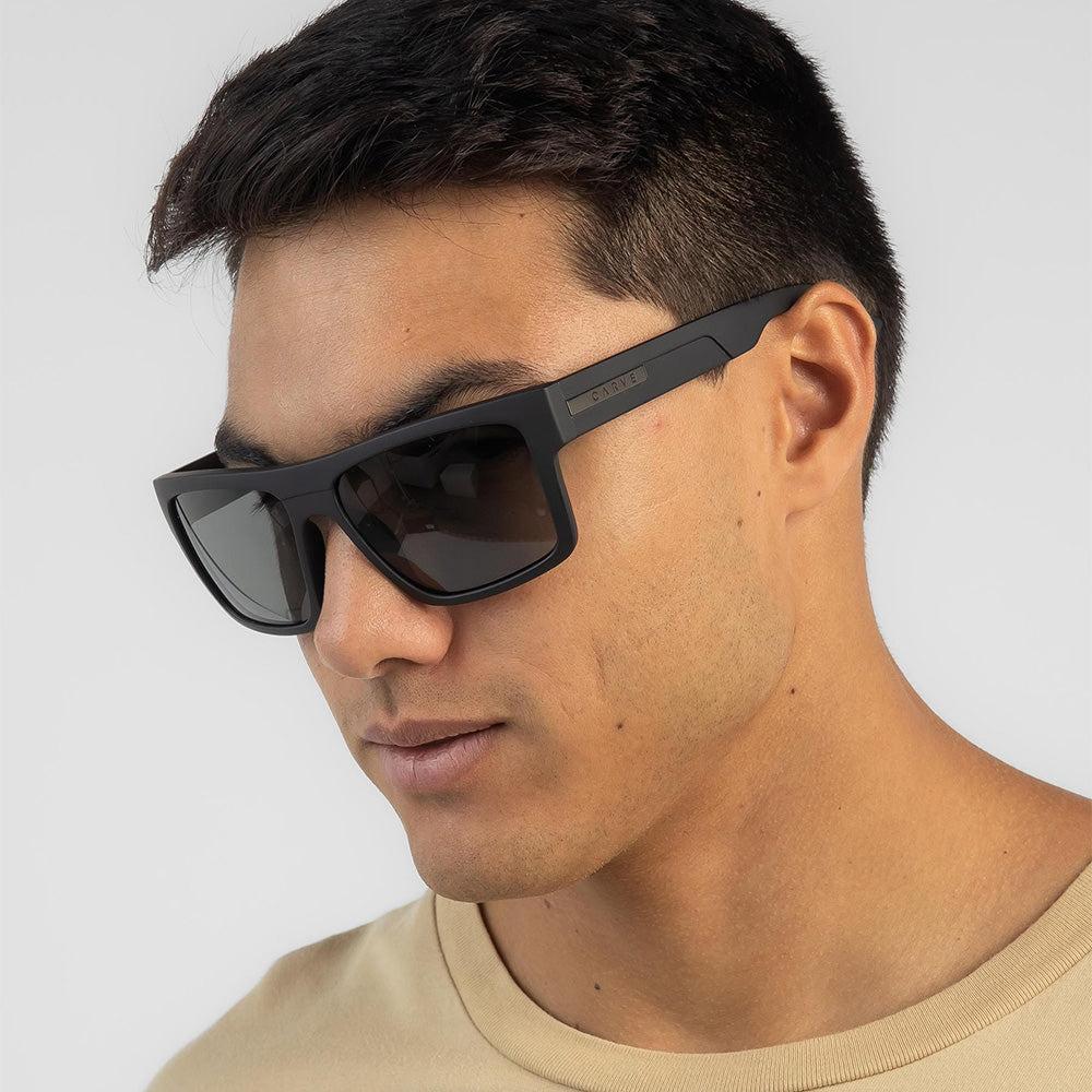Carve Volley XL Matt Black Grey Polarized Lens