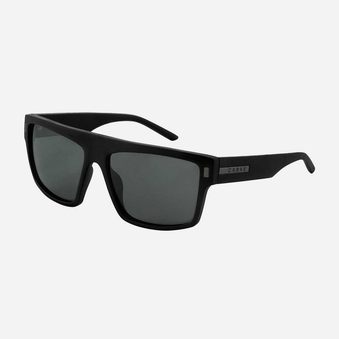 Carve Wavey XL Matt Black Grey Polarized Lens