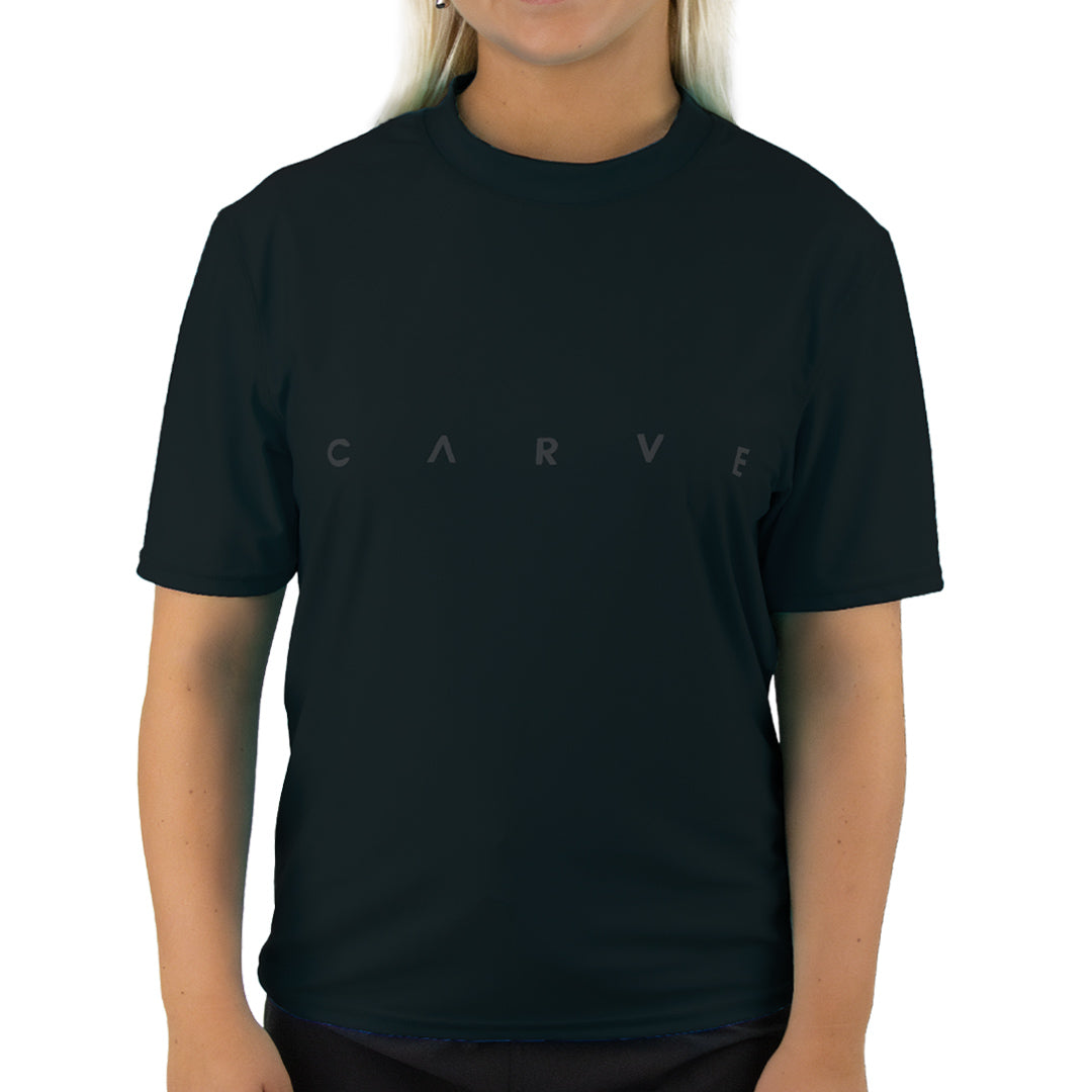 carve Wipe Out Womens Short Sleeve Rash Vest