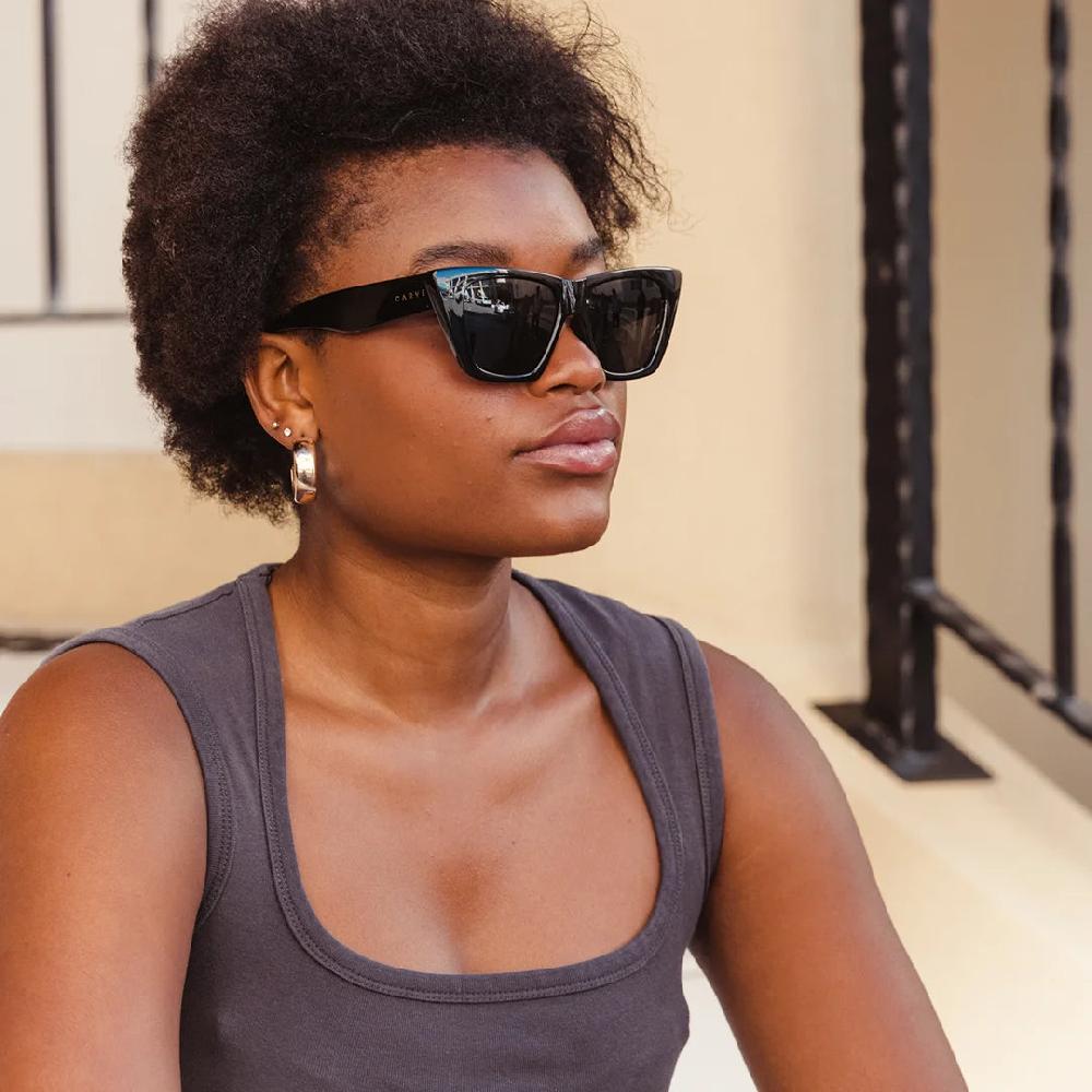 Carve York Gloss Black Frame With Grey Lens