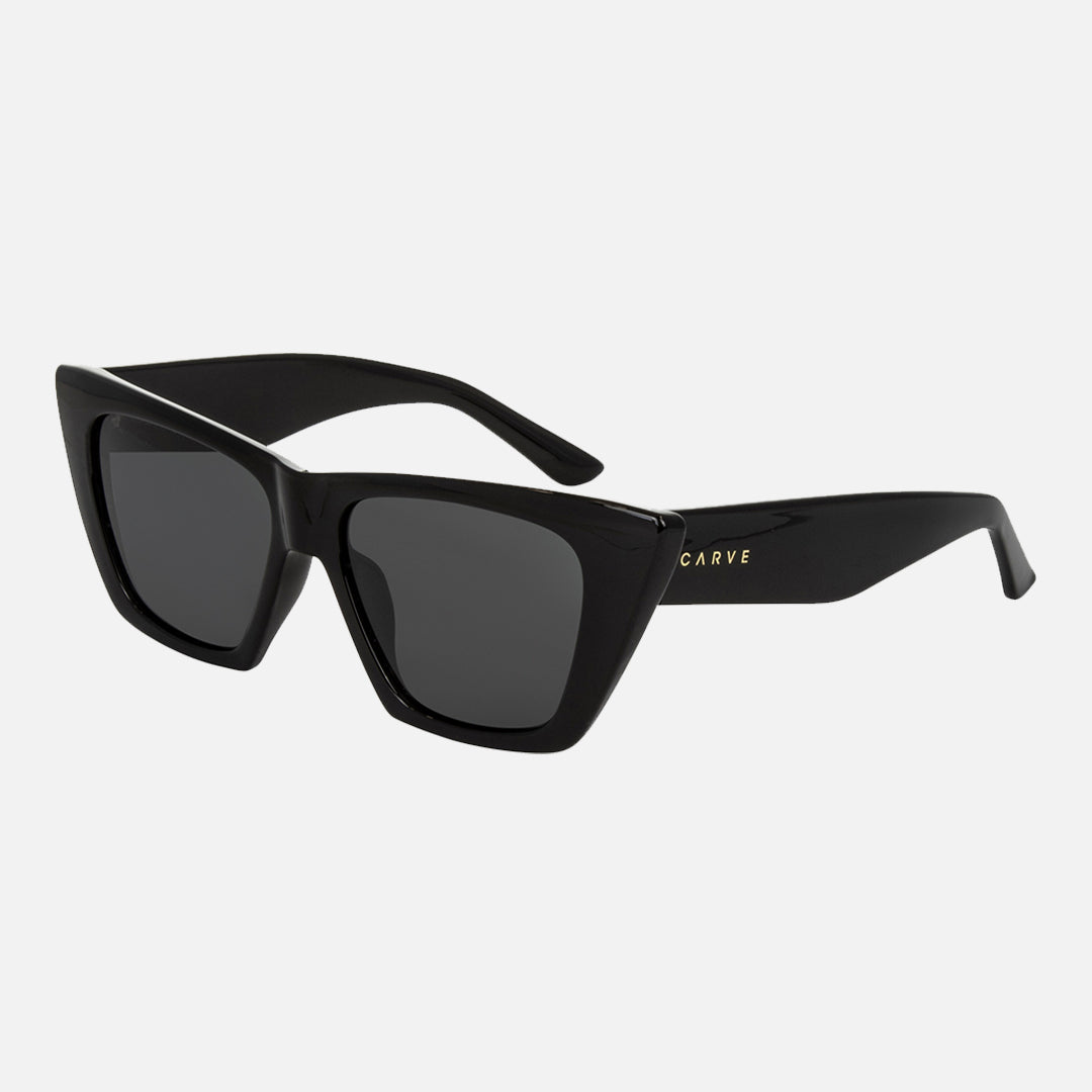 Carve York Gloss Black Frame With Grey Lens