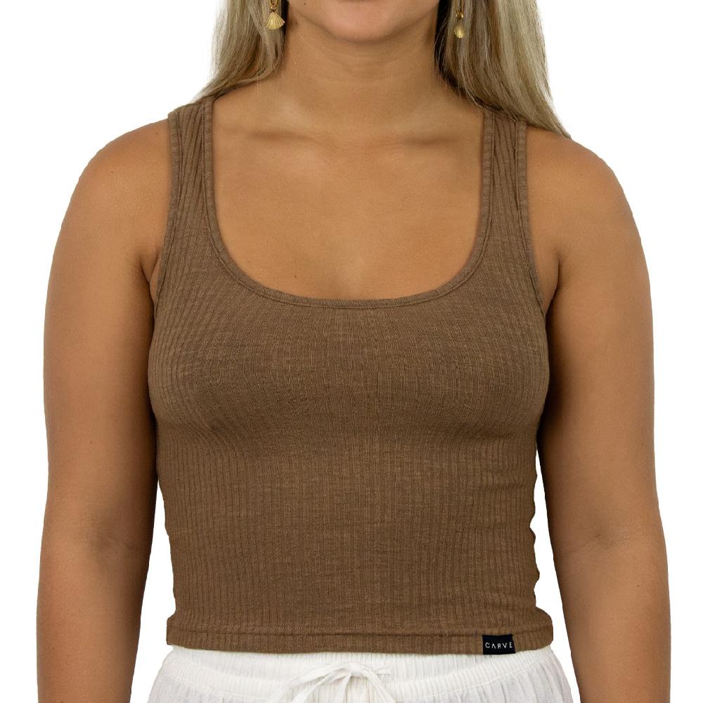 carve Zulu Women's Tank Top Mocha