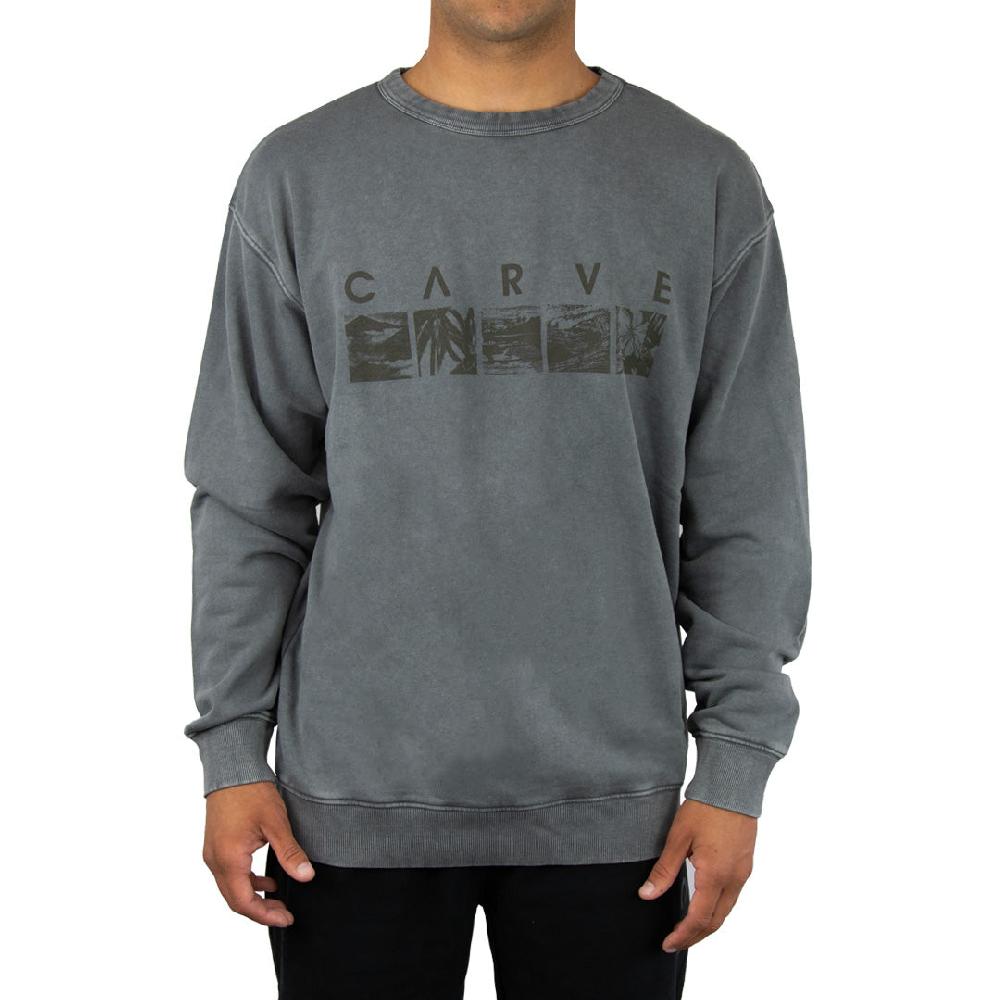 carve Drop In Boy's Crew Neck Sweatshirt Vintage Wash