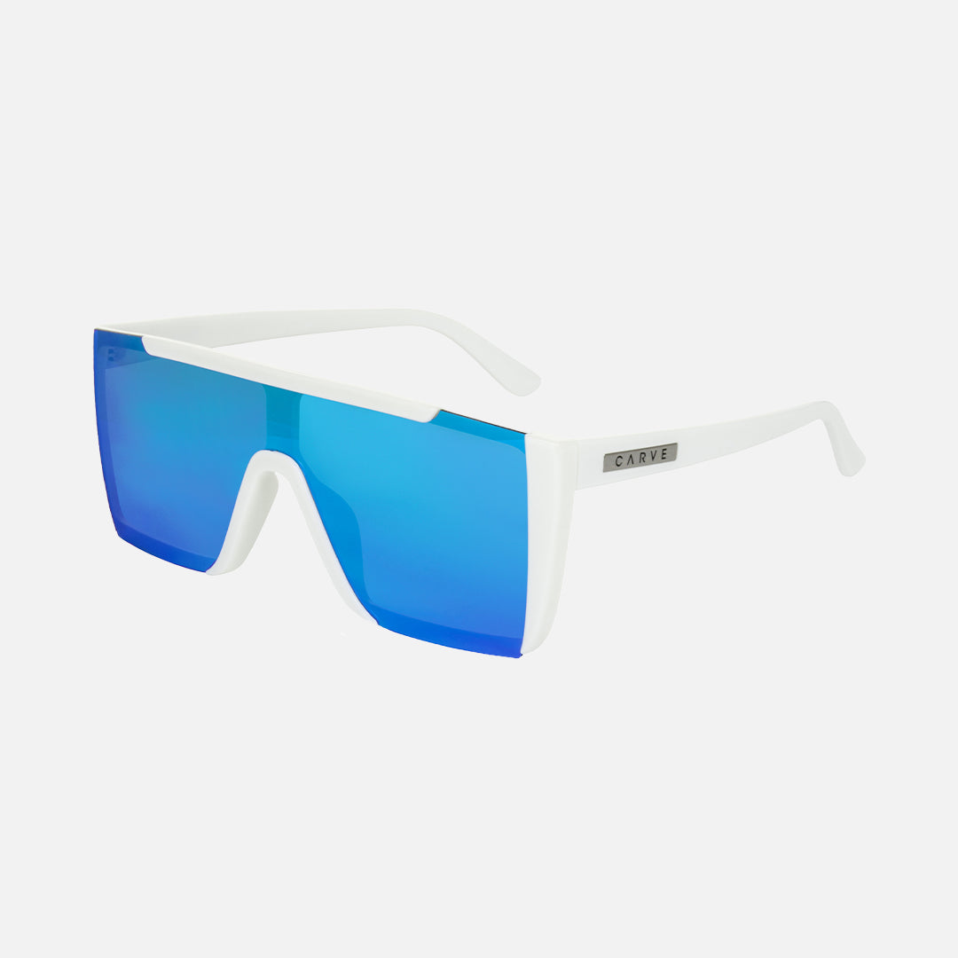 Carve Equinox Gloss White Frame Grey Lens With Blue Iridium