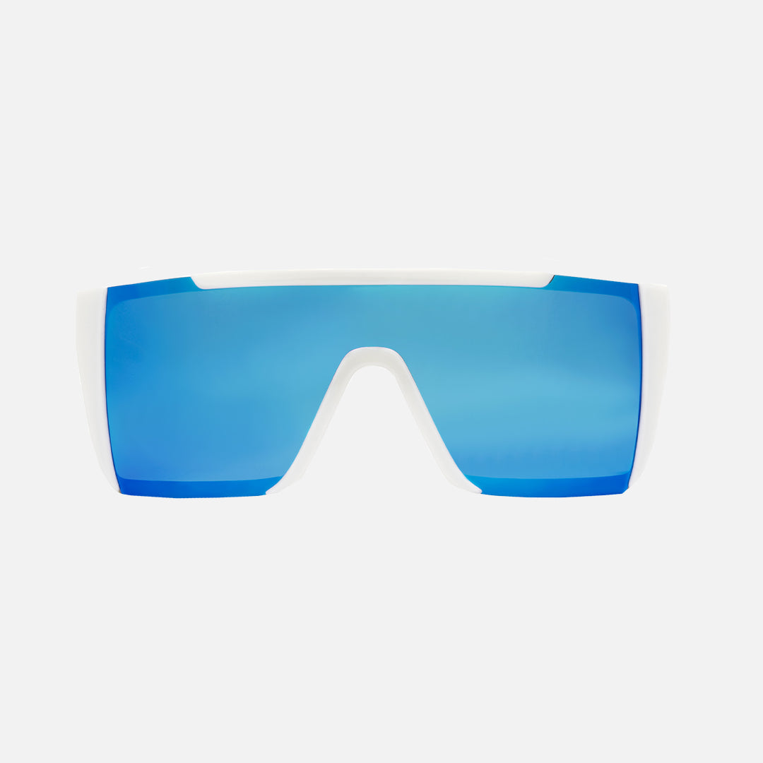 carve Equinox Gloss White Frame Grey Lens with Blue Iridium