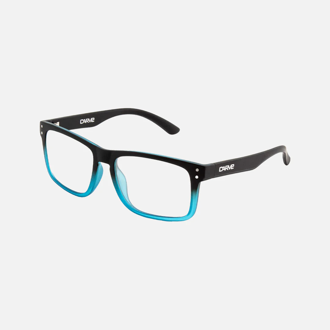 carve Goblin Blue Light Reading Matt Black / Blue Frame Glasses