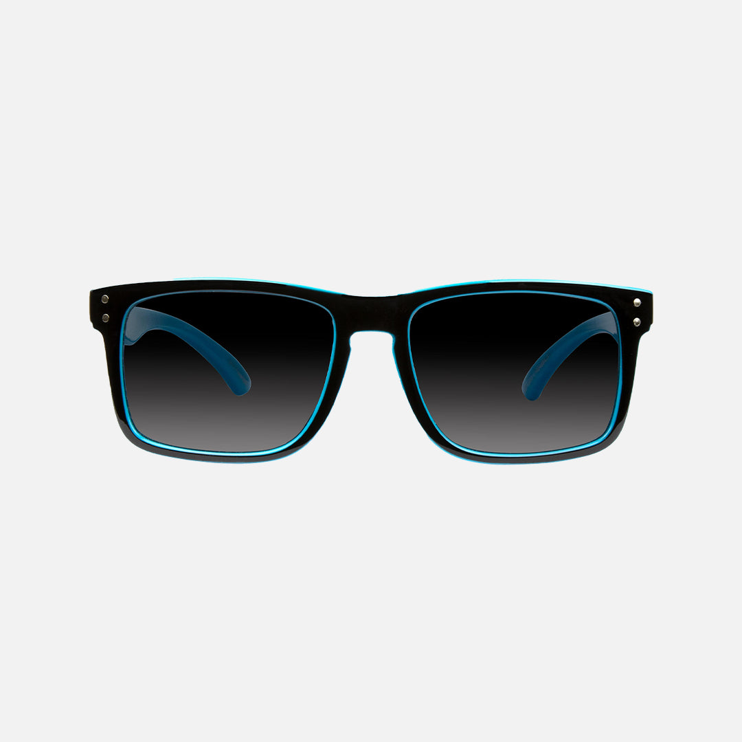 carve Goblin Polarized Gloss Black / Blue Frame Sunglasses