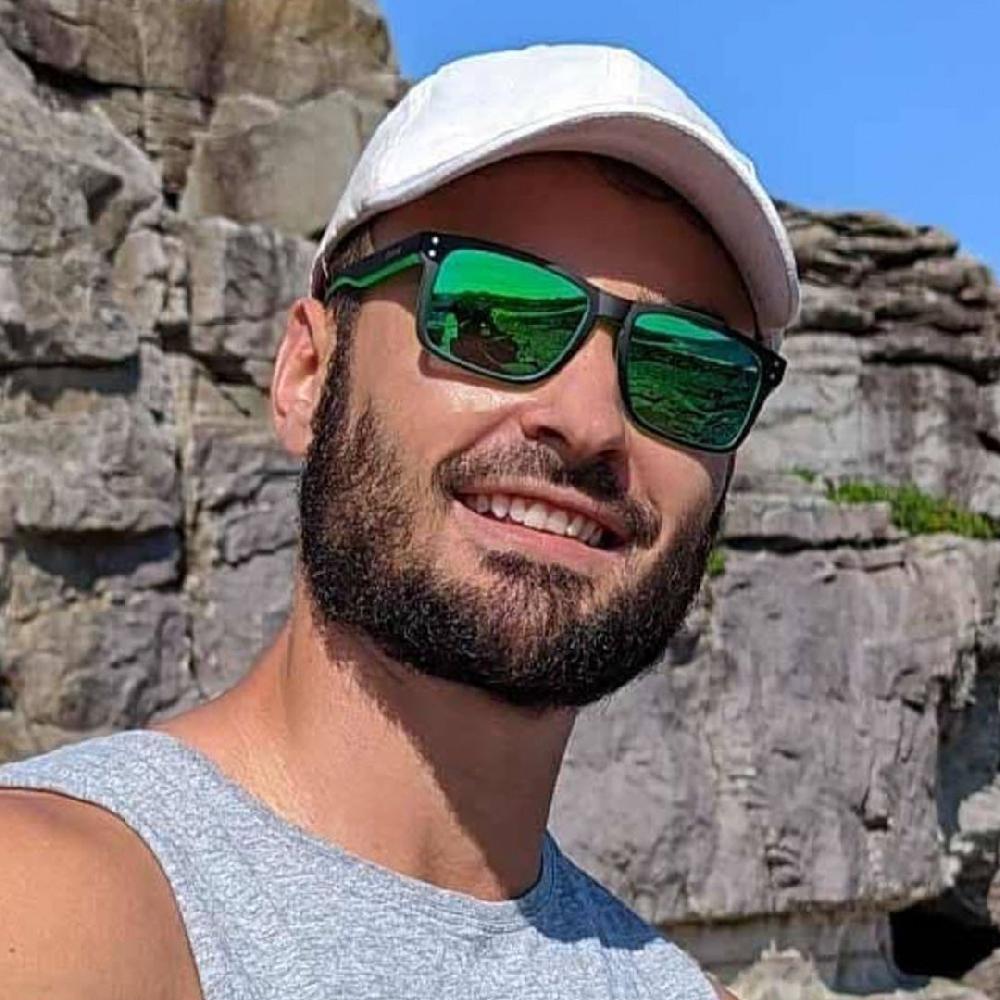 Carve Goblin Polarized Iridium Matt Black / Green Frame Sunglasses