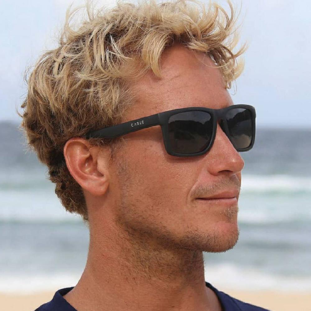 Carve Goblin Recycled Matt Black Grey Polarized Lens