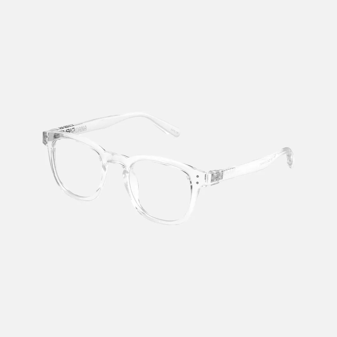 carve Havana Blue Light Reading Gloss Clear Frame Glasses