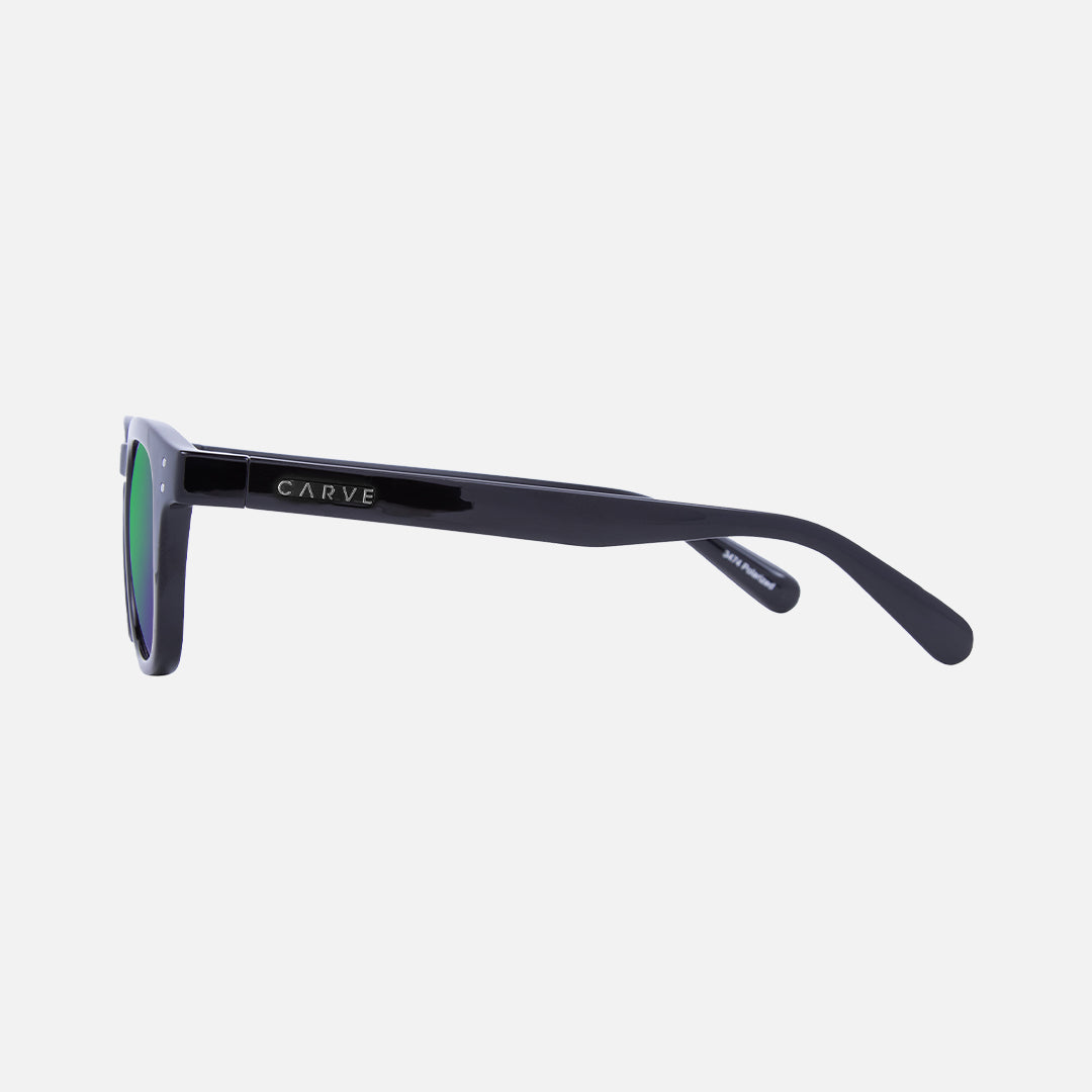 Carve Havana Gloss Black Frame With Green Iridium Lens