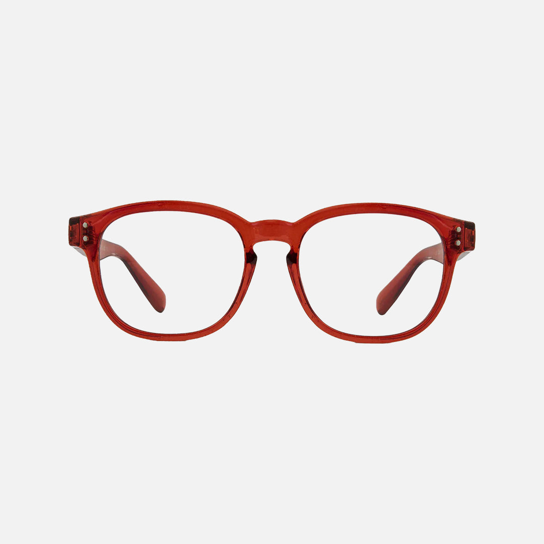 carve Havana Jr Blue Light Gloss Crystal Red Frame Glasses