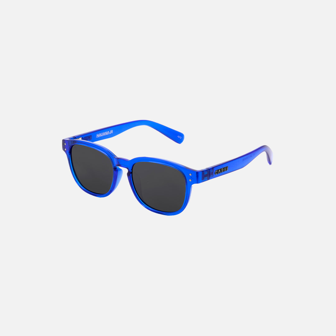 Carve Havana Jr Gloss Crystal Royal Blue Frame Sunglasses