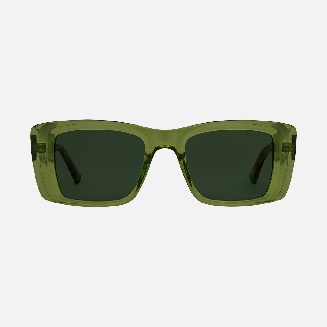 carve Hey Ho Gloss Crystal Olive Frame with Green Lens