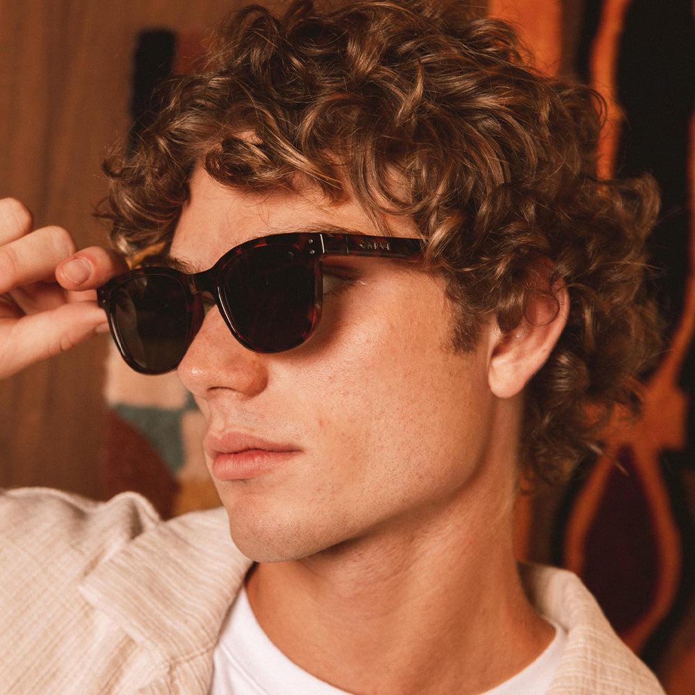 Carve Homeland Gloss Tort Frame With Green Polarized Lens