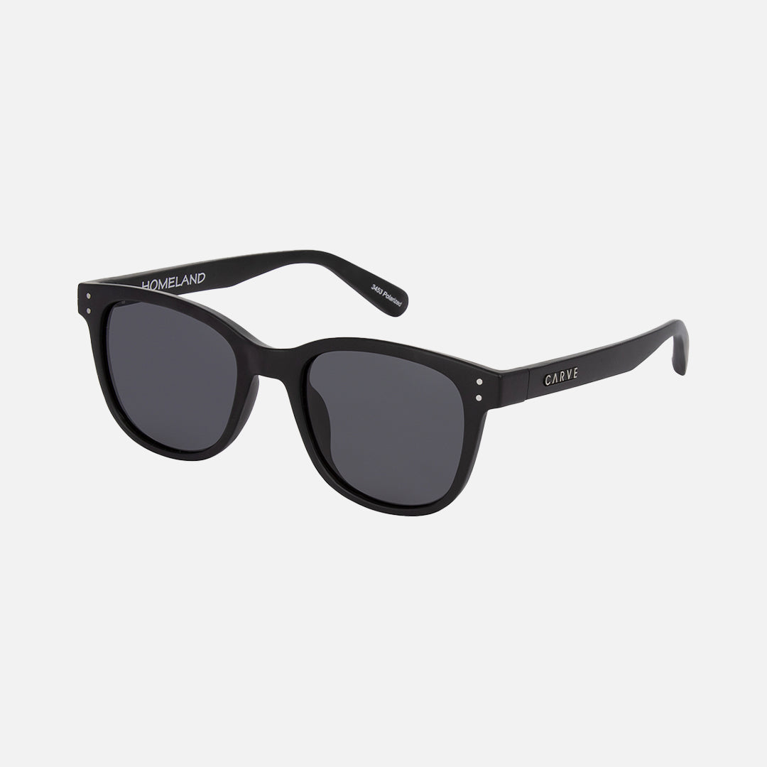 Carve Homeland Matt Black Frame With Grey Polarized Lens