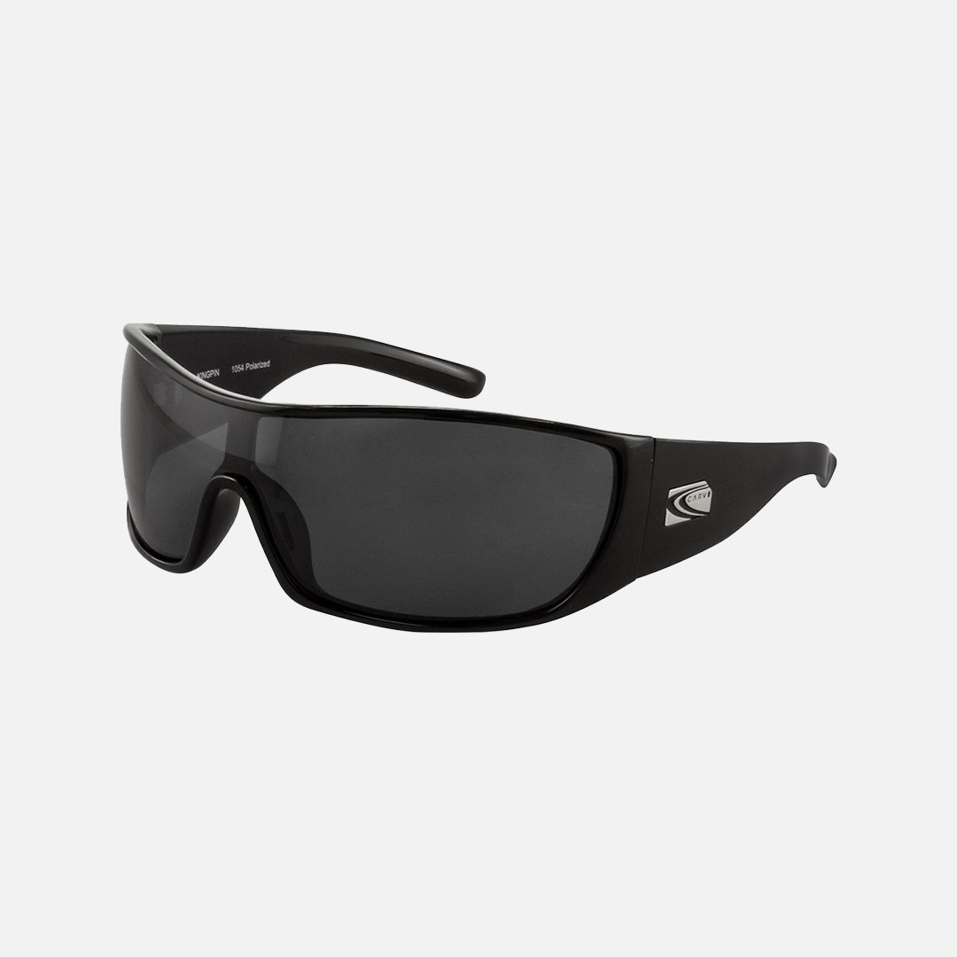 Carve Kingpin Polarized Gloss Black Frame Sunglasses