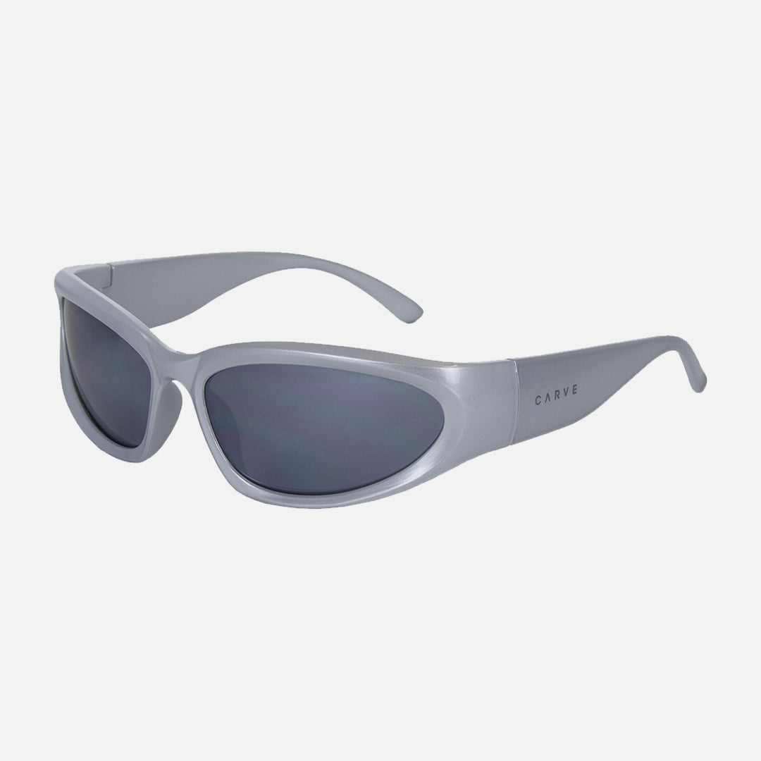 Carve Kubix Gloss Silver Frame With Grey Mirrored Lens