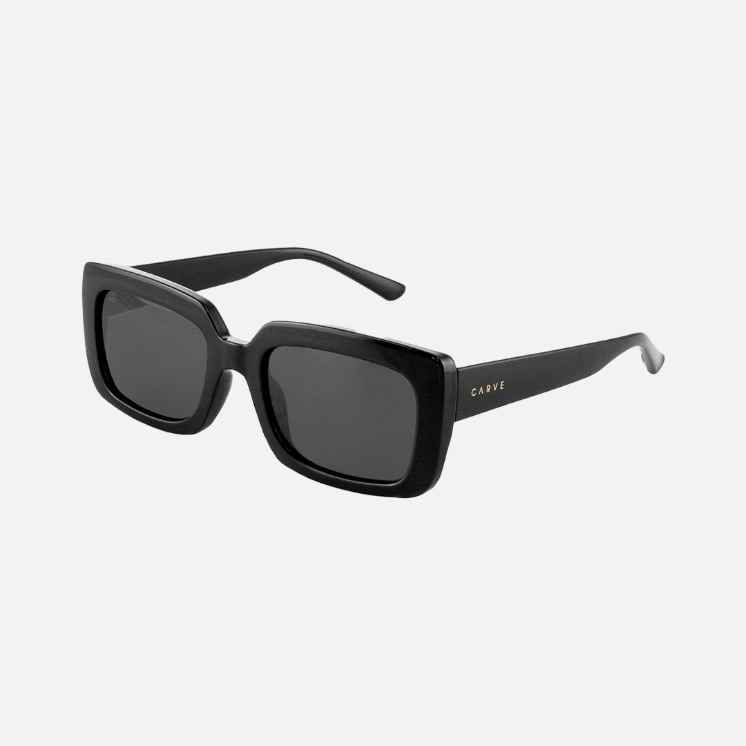 Carve Laguna Gloss Black Dark Frame With Grey Polarized Lens