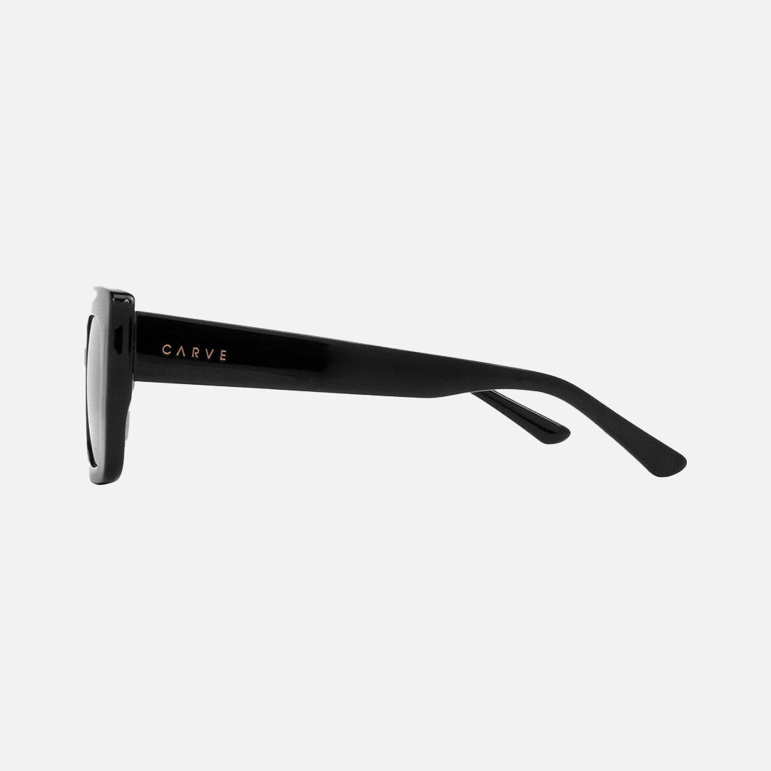 Carve Laguna Gloss Black Dark Frame With Grey Polarized Lens