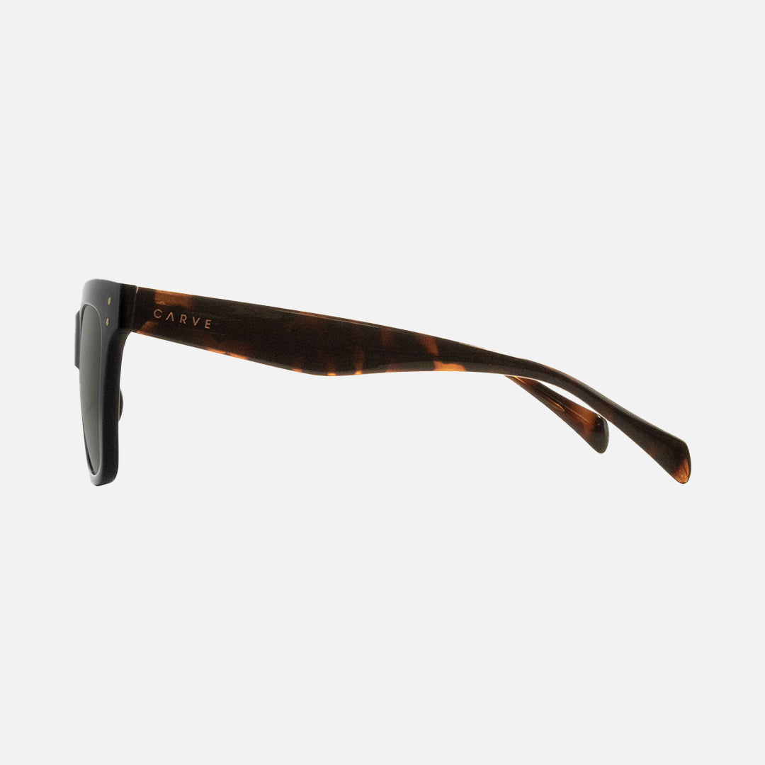 Carve Leopold Gloss Black Muted Tort Temples Grey Lens