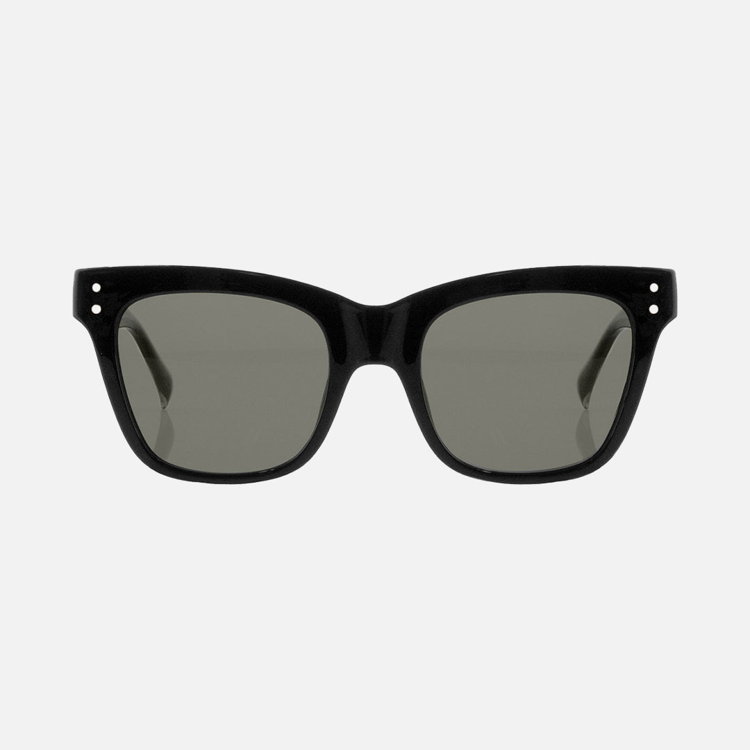 carve Leopold Gloss black Muted Tort Temples Grey Lens