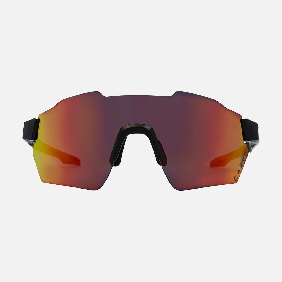 carve Level Up Matt Black Frame Grey Internal Lens with Red Iridium Outer Lens Coating