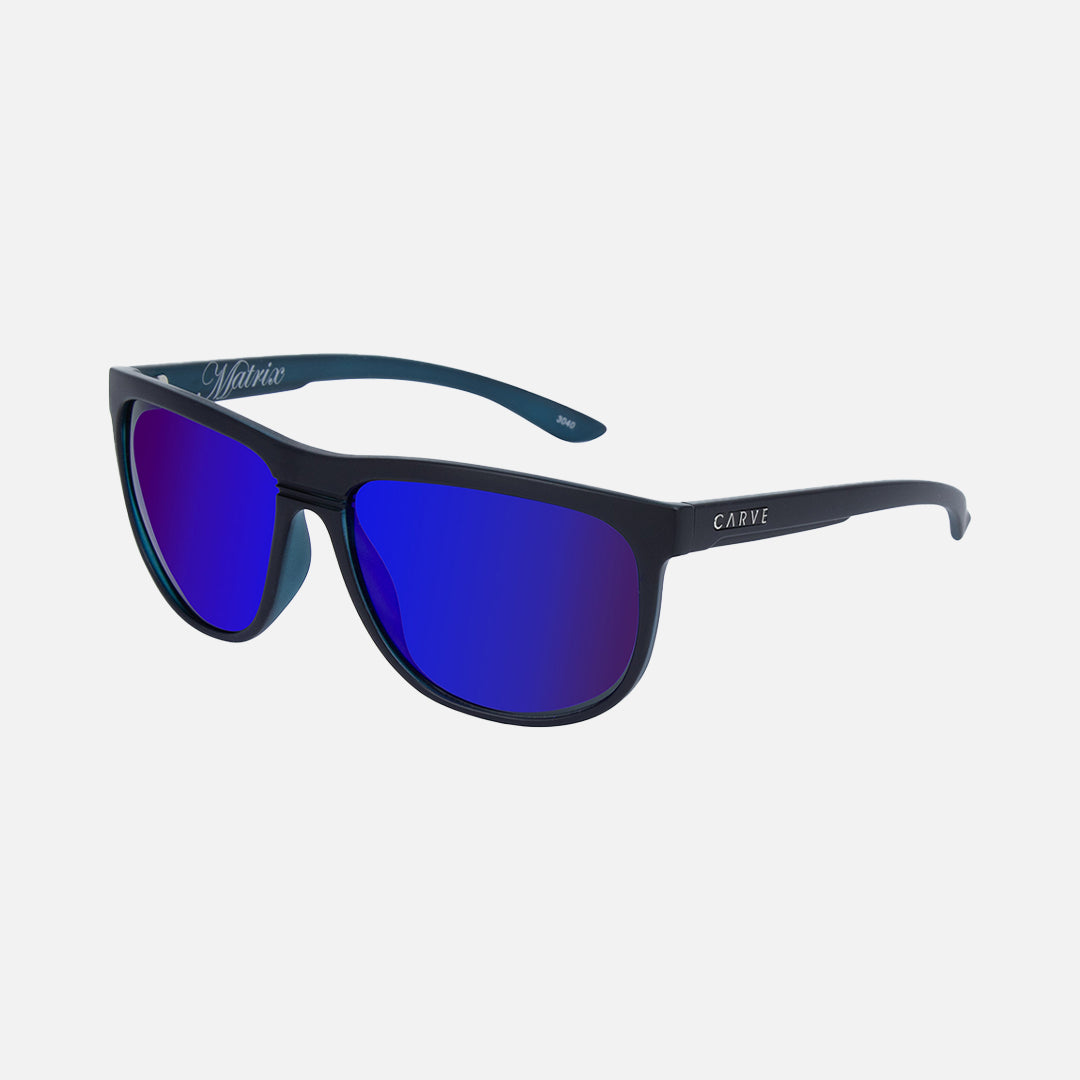 Carve Matrix Polarized Iridium Matt Black Frame Sunglasses