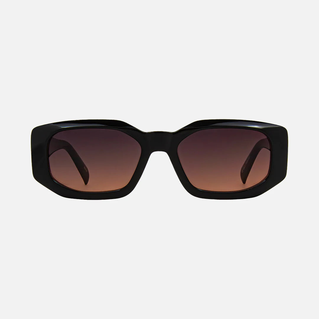 carve Mayhem Gloss Black Frame with Grey Pink Gradient Lens