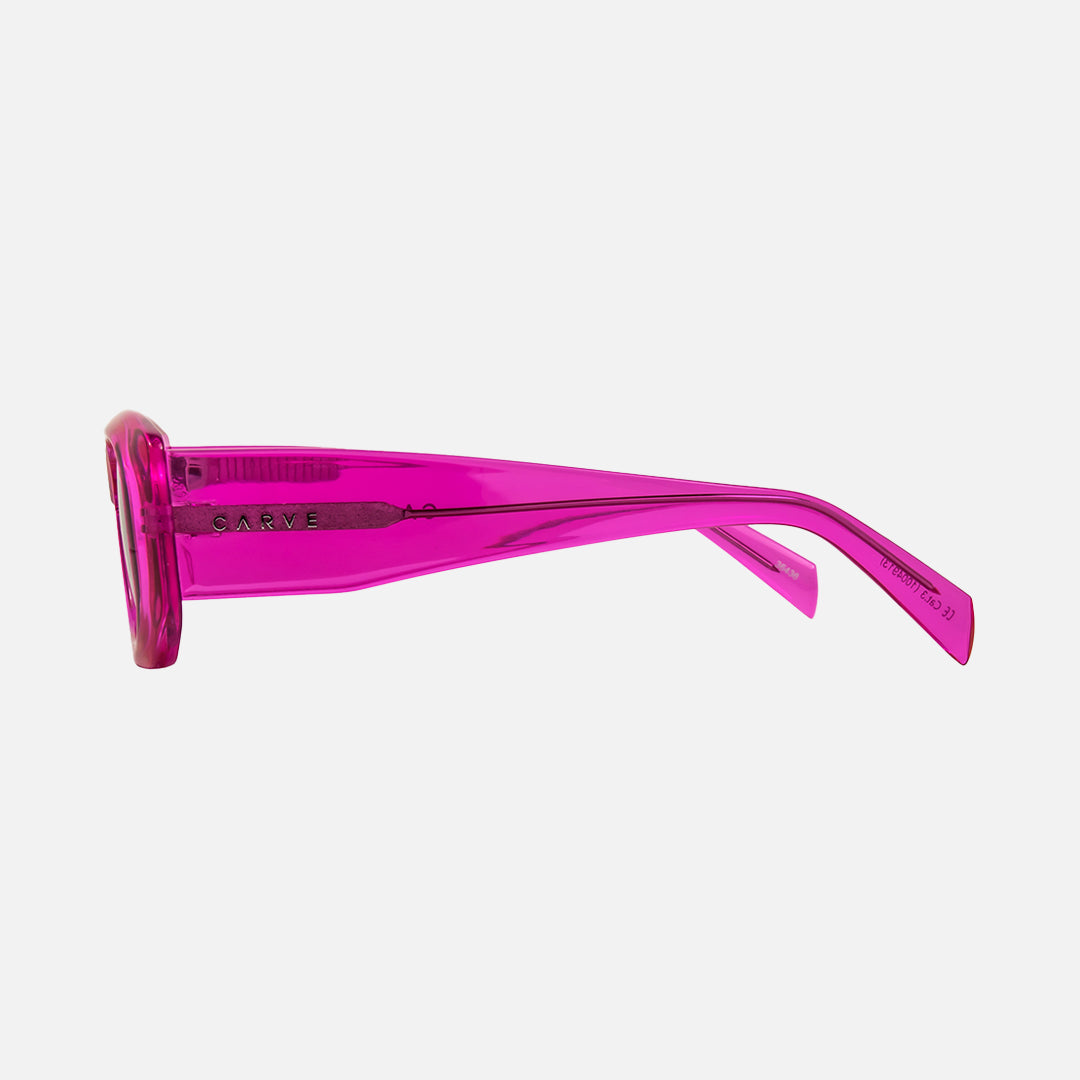 Carve Mayhem Gloss Crystal Hot Pink Frame With Grey Lens