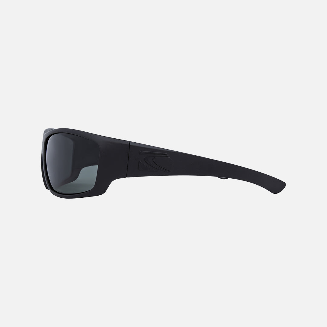 Carve Moray Floating Matt Black Frame With Grey Injected Polarized Hydrophobic Lens
